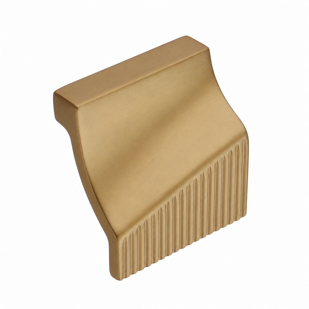 Acrux Knob in Brushed Brass PVD