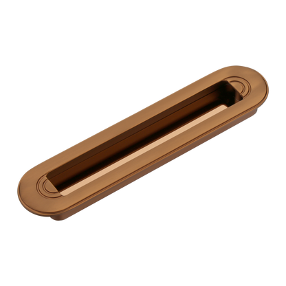 Halo Flush Pull in Warm Bronze (PVD)