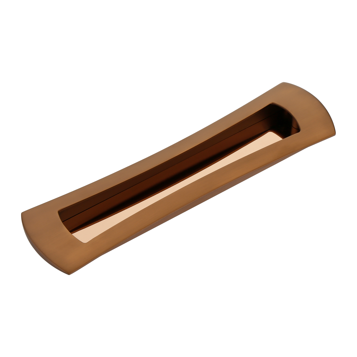 Meridian Flush Pull in Warm Bronze (PVD)