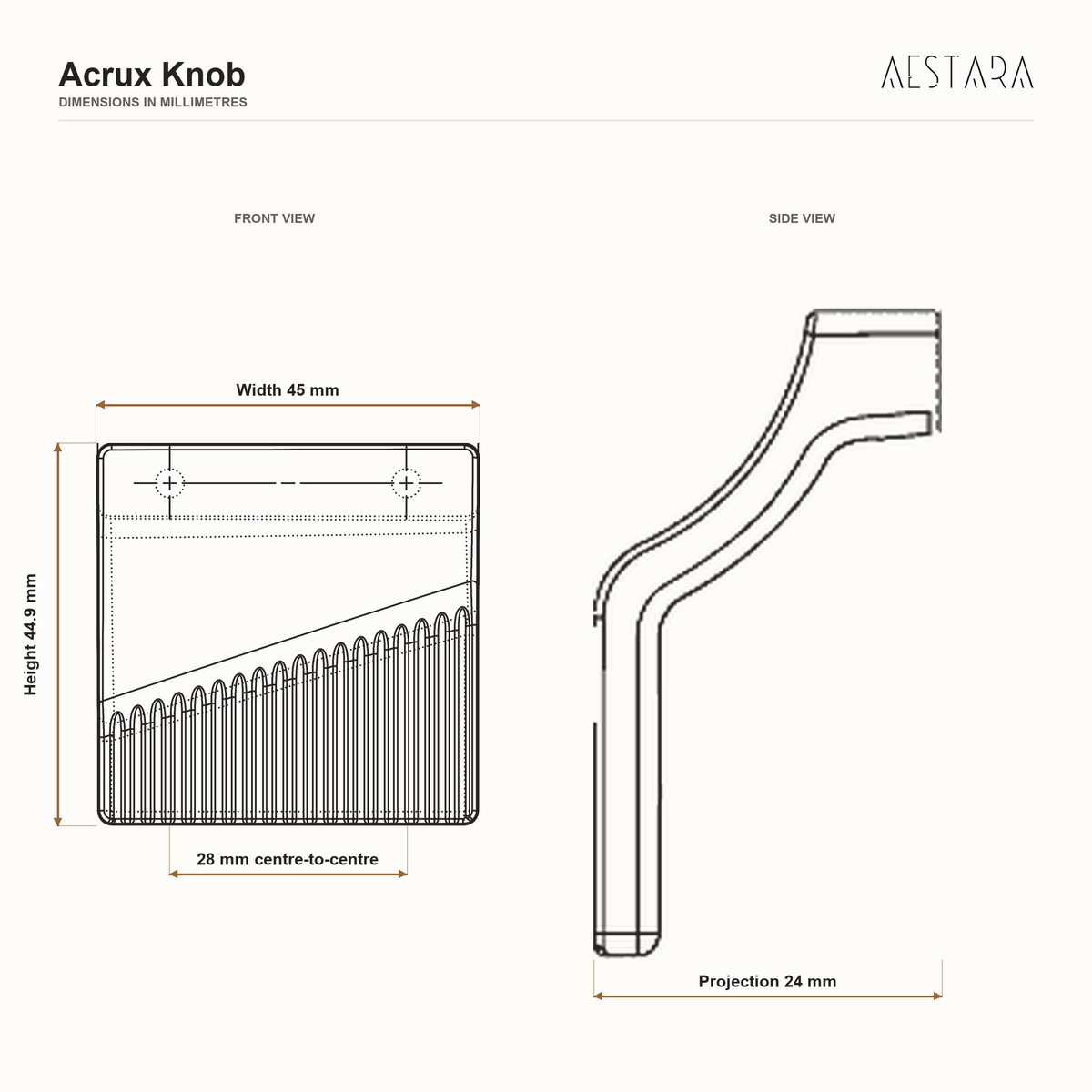 Acrux Knob