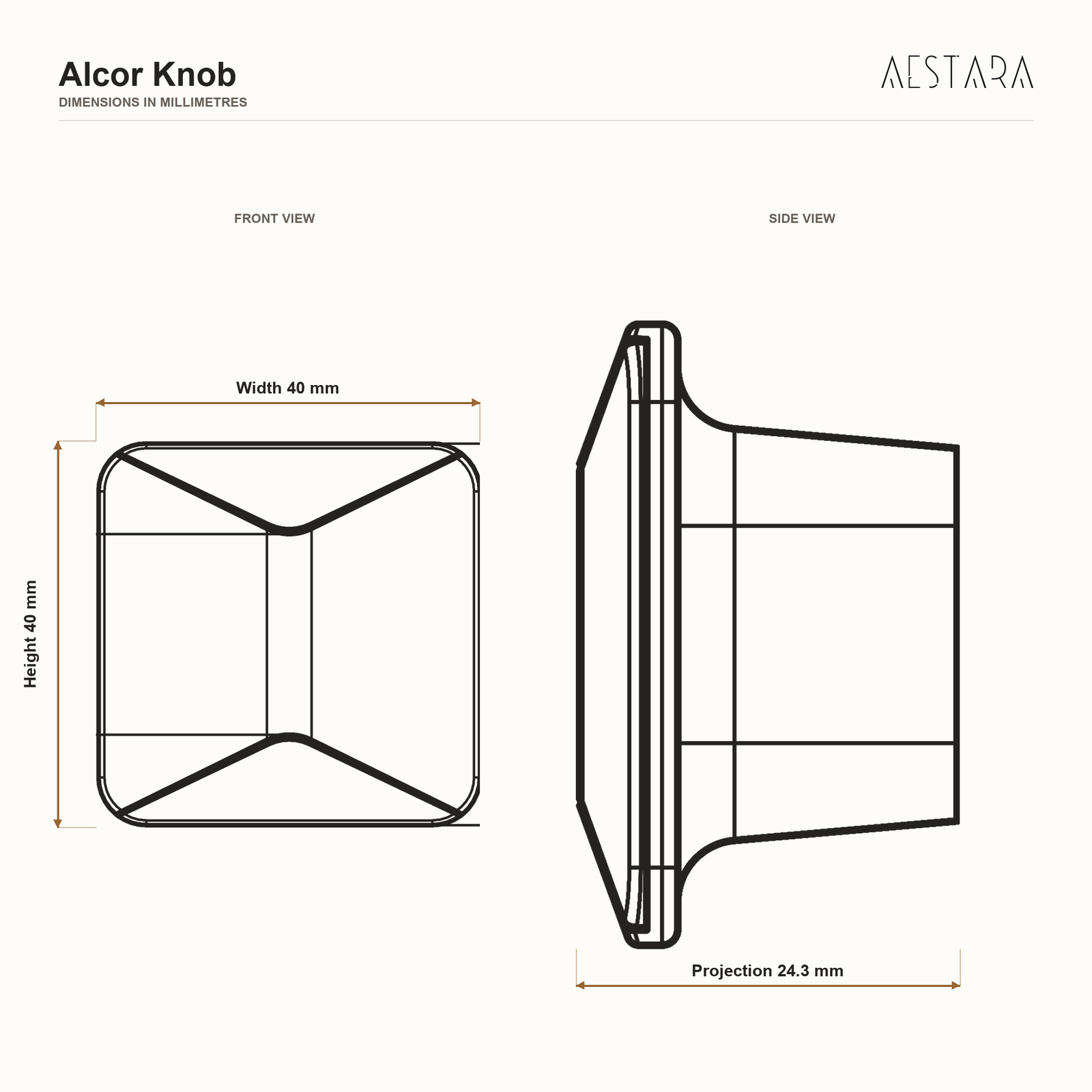 Alcor Knob